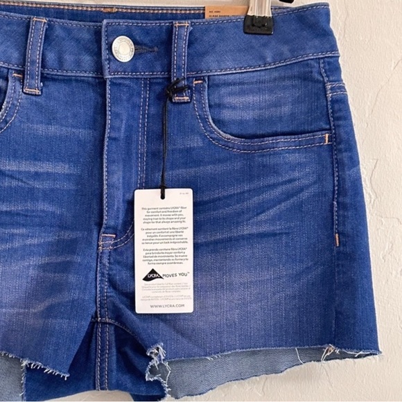 🆕 American Eagle High-Rise Shortie. Super Stretch. Size 4 - NWT - Picture 4 of 11